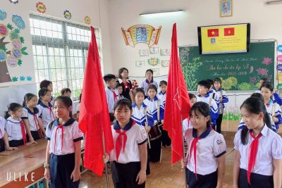 ĐẠI HỘI CÁC CHI ĐỘI TẠI LIÊN ĐỘI TRƯỜNG TH LÊ ĐÌNH CHINH